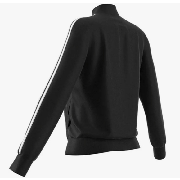 NWT ADIDAS BLACK STRIPED JACKET - Picture 4 of 4